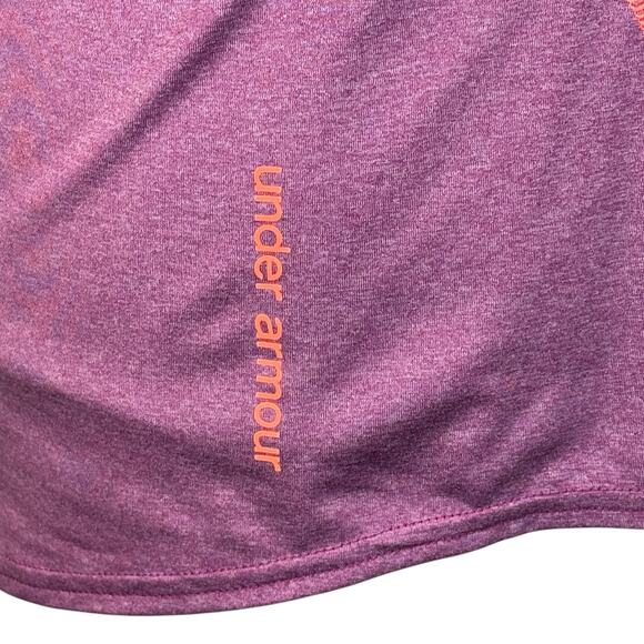 Under Armour Small Fitted ISO-Chill Top HeatGear Short Sleeves V-Neck Hi-Low Hem - Picture 4 of 10